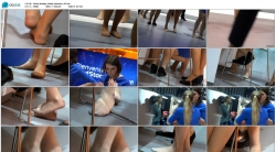 [视频]车模运动后汗液染黑了丝袜脚。[mp4/576M]（1280X720）