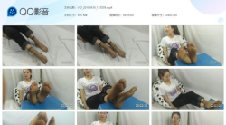 桔子摄影 模拍丝足视频 身材高挑的肤白红唇妹子拍摄褐色短丝